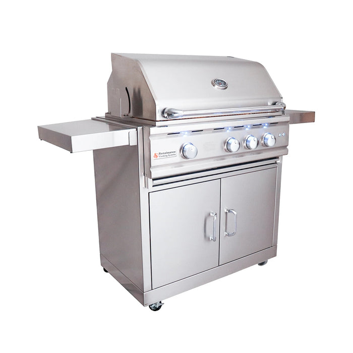 RCS 30"Cutlass Pro Freestanding Grill - RON30A LP CK