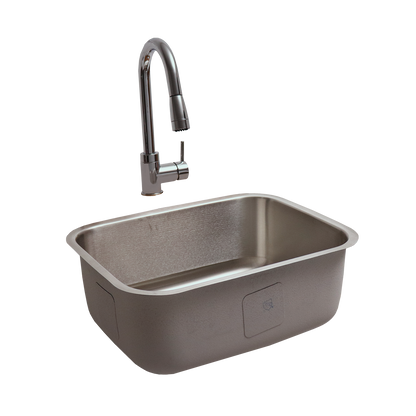 RCS Stainless Undermount Sink & Faucet - RSNK2