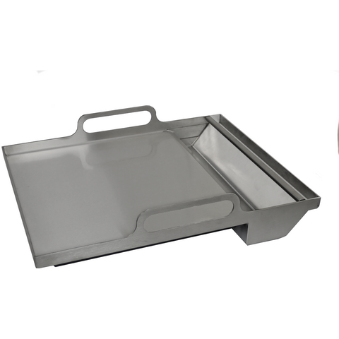 Image of RCS Dual Plate Stainless Steel and Cast Iron Griddle-by Le Griddle, fits Premier Series(RJC) Grills - RSSG3