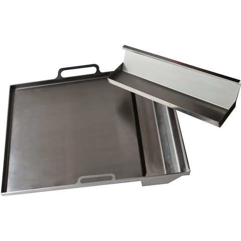 Image of RCS Dual Plate Stainless Steel and Cast Iron Griddle-by Le Griddle, fits Premier Series(RJC) Grills - RSSG3