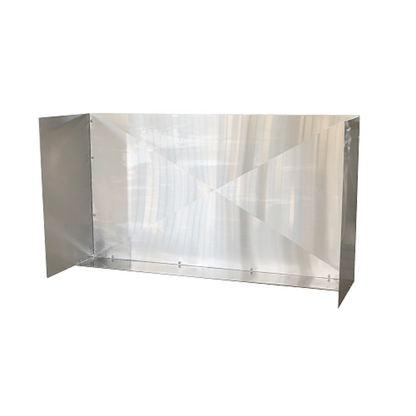 RCS 48" Stainless Large Wind Guard - RWGL