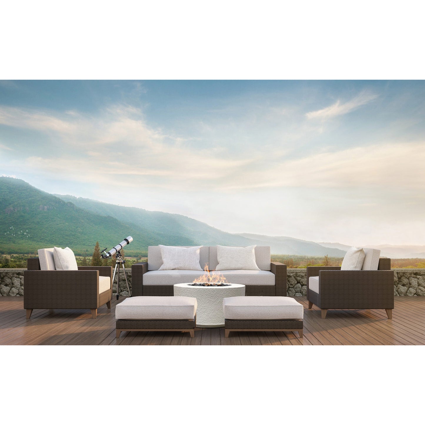 Prism Hardscapes - Tuscany Cilindro - Fire Bowl