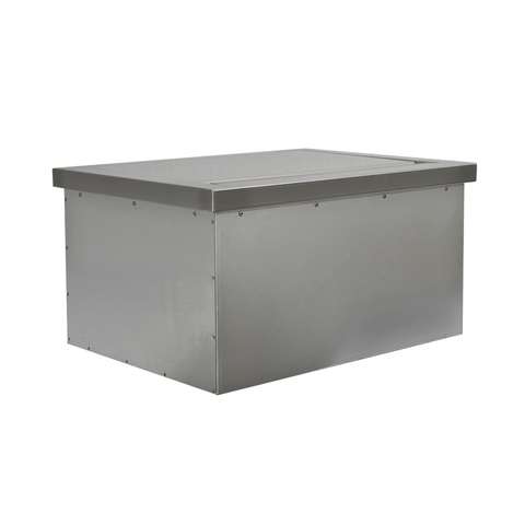 Image of RCS Valiant Stainless Steel Steel Drop-In Cooler Ice Container w/removable lid - VIC2