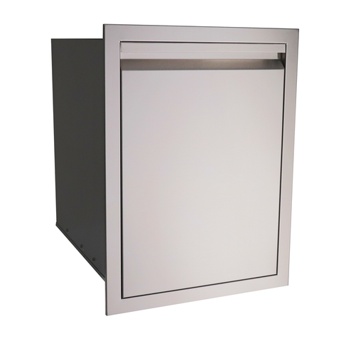Image of RCS Valiant Stainless Double Trash Drawer-Fully Enclosed - VTD2