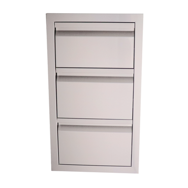 RCS Valiant Stainless Triple Drawer-Fully Enclosed - VTD3