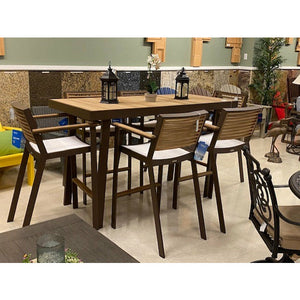 Higold York Rectangular Bar Table – Latte - HGA-20479864