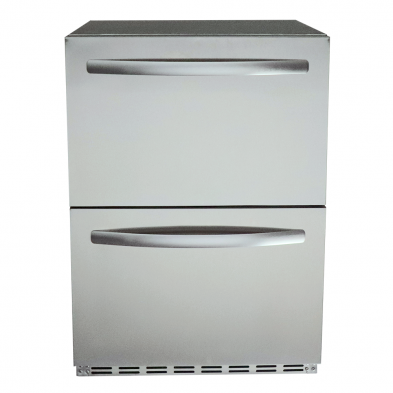 Image of Renaissance Cooking Systems - Dual Drawer Refrigerator Stainless Two Drawer Refrigerator-UL Rated - REFR4