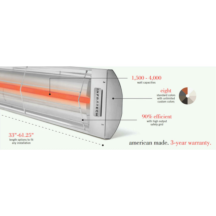 Infratech CD3024 - 33" 3000 Watt Patio Heater - 21-4000