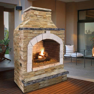 Cal Flame Outdoor Fireplace - FRP-909-2