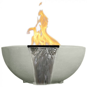 Prism Hardscapes - Moderno 2 Fire Water Bowl - Match Lit