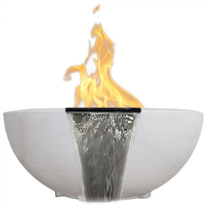 Prism Hardscapes - Moderno 2 Fire Water Bowl - Match Lit