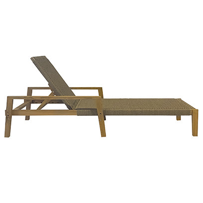 Image of Royal Teak Collection Admiral Sun Lounge - Charcoal - ADSL - G